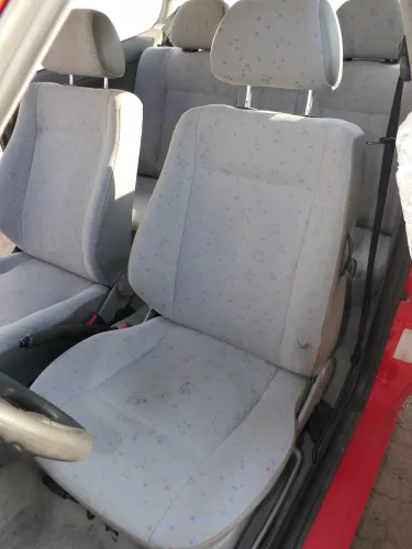 Polo 6N 6N2 Seat Ibiza 6K Golf 3 Sitz vorne links Fahrersitz 2/3-Türer grau