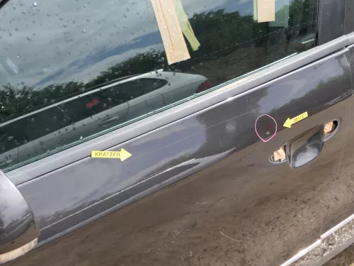 VW Passat 3C Kombi o. Limous Tür vorne links Fahrer schwarz LC8X -ohneAnbauteilr (186672)