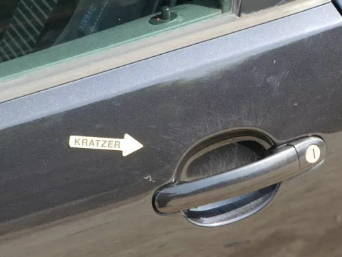 VW Polo 9N 9N3 Tür vorne links Fahrertür 2/3-Türer schwarz LC9Z -ohne Anbauteile (186794)