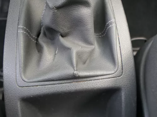 VW Polo 9N 9N3 Schaltknauf Schaltsack Schaltung 6Q1711113G Leder schwarz (186801)