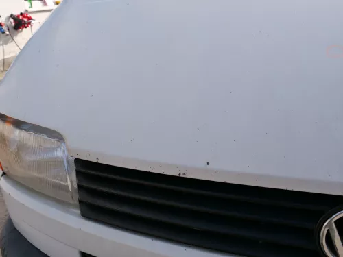 VW T4 Transporter Pritsche Motorhaube Haube Klappe vorne weiß R902 Kurze AC0 (186810)