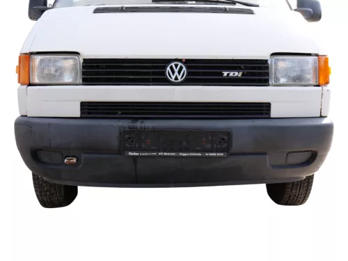 VW T4 kurze Version Stoßstange Frontstoßstange vorne schwarz AC-0 7D0807221 Spoi