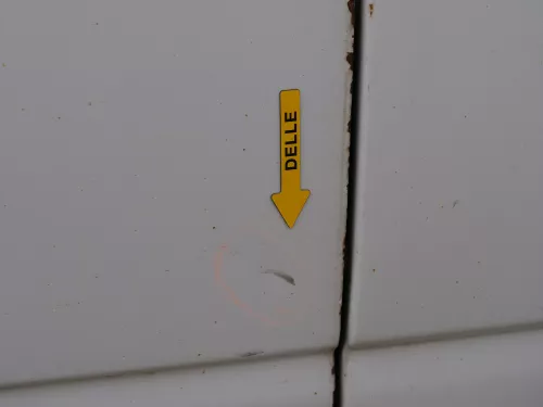 T4 Transporter Tür rechts Schiebetür mit Scheibe Multivan Caravelle weiß R902 (186815)