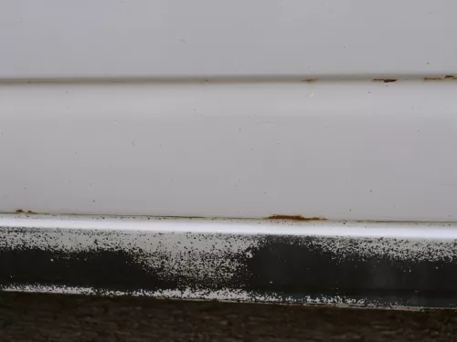 T4 Transporter Tür rechts Schiebetür mit Scheibe Multivan Caravelle weiß R902 (186815)