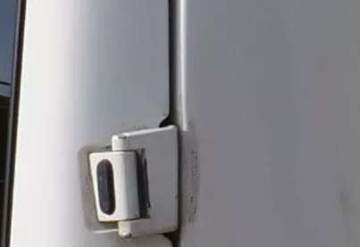 1x VW T4 Scharniere für Tür für Flügeltür rechts hinten oben weiß