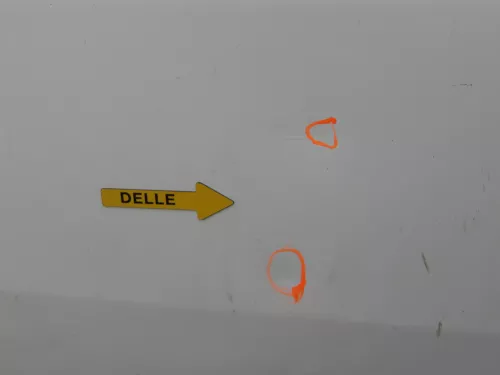 VW T5 Facelift T6 Flügeltür Klappe hinten rechts weiß R902 mit Scheibe (186898)