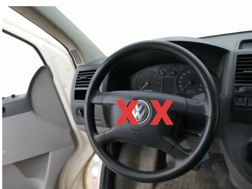 VW T5 Multivan Lenkrad (für Fahrzeuge mit Airbag) 7H0419091D 1QB