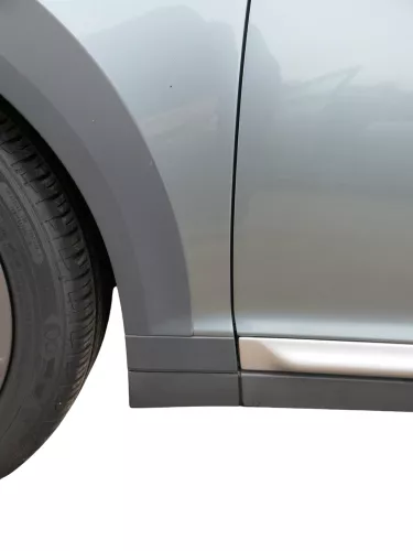 Audi A6 4F C6 Kotflügel vorne links grau LY7E Allroad Quattro 4F0821103E +Leiste (187000)