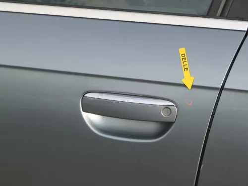 Audi A6 4F C6 Tür Türblatt +Rahmen vorne links Fahrertür grau LY7E -Allroad (187012)