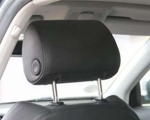 1x Audi A6 4F C6 Kopfstütze vorne links Kopfstützen Leder Valcona-Leder schwarz (187034)