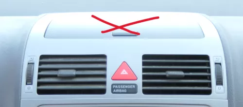 VW Touran Mittelkonsole Verkleidung Abdeckung Dekor silber + Lüftungsdüse