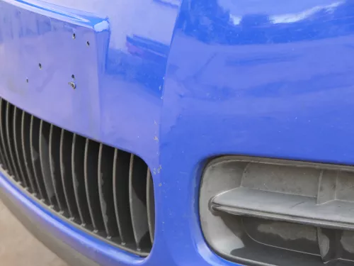 Skoda Fabia Roomster 5J Stoßstange vorne Frontstoßstange blau LF5K mit Grill (187230)