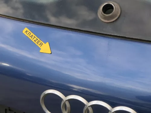 Audi A3 8P 2/3-Türer Heckklappe Klappe hinten blau LZ5C 2/3-Türer Scheibe (187254)