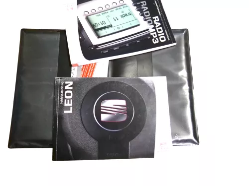Seat Leon 1P Bordbuch Bordmappe mit Bedienungsanleitung Anleitung Beschreibung (187494)