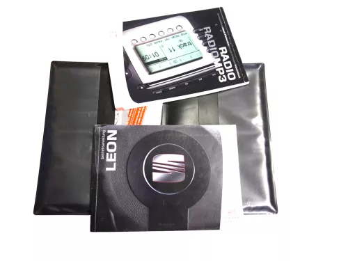 Seat Leon 1P Bordbuch Bordmappe mit Bedienungsanleitung Anleitung Beschreibung